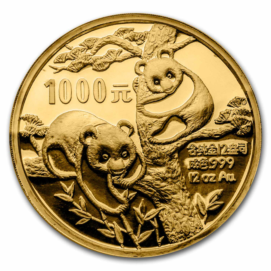 1988 China 12 oz Gold Panda PF-68 NGC | eBay